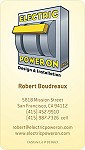 Business Card (front): Electric Power On, Inc.