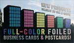 Business Card (front): Full-Color Foil