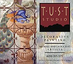 Business Card (outside): Tust Studio