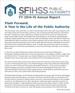 Annual Report: SF IHSS Public Authority