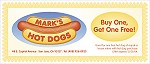 Coupon: Mark's Hot Dogs